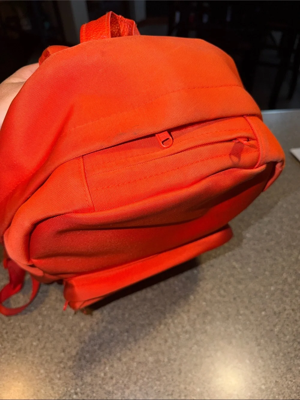 FULL SEND Men's Vibrant Orange Backpack